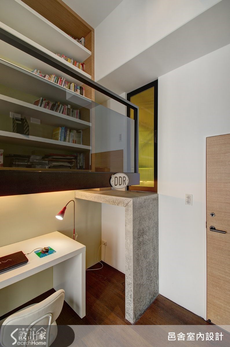 25坪新成屋(5年以下)＿工業風書房案例圖片＿邑舍室內設計＿邑舍_15之10