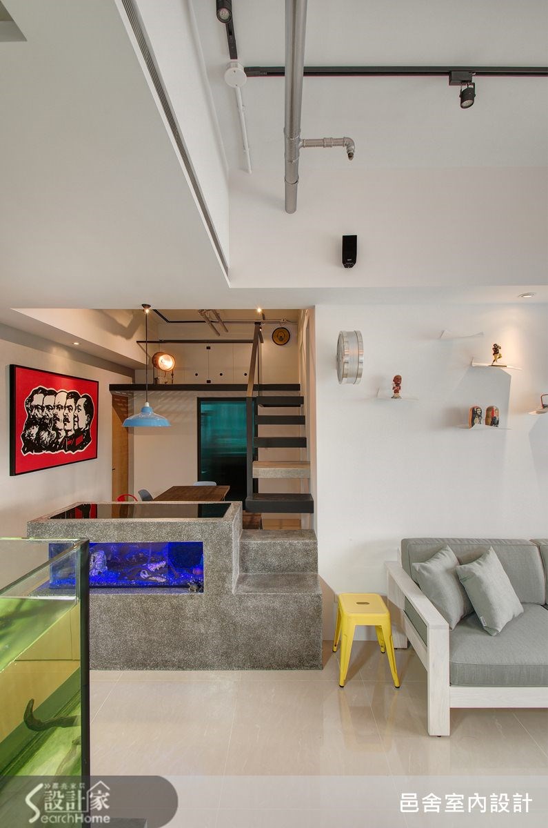 25坪新成屋(5年以下)＿工業風客廳案例圖片＿邑舍室內設計＿邑舍_15之3