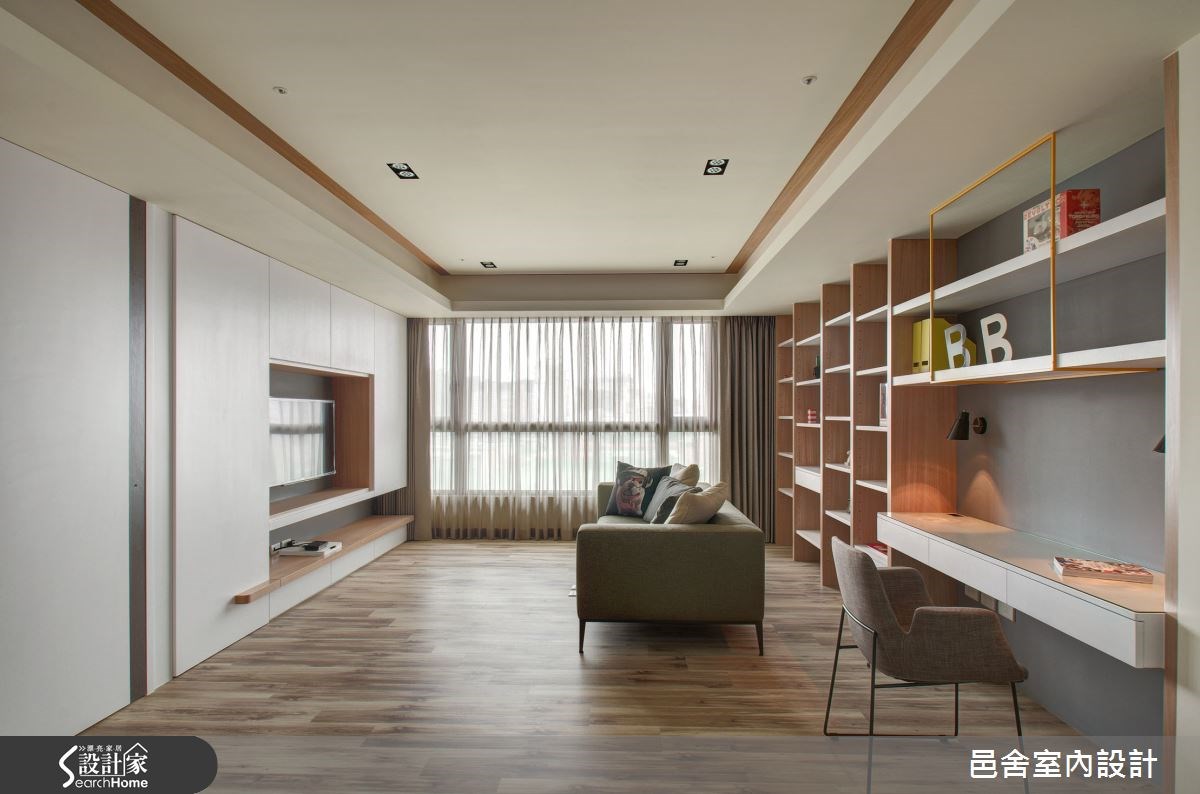 35坪新成屋(5年以下)＿北歐風客廳案例圖片＿邑舍室內設計＿邑舍_18之1