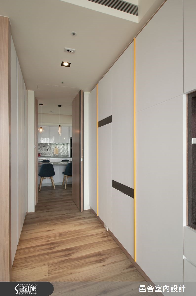 35坪新成屋(5年以下)＿北歐風走廊案例圖片＿邑舍室內設計＿邑舍_18之10