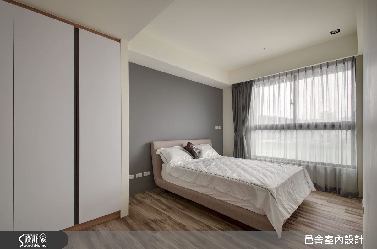 35坪新成屋(5年以下)＿北歐風臥室案例圖片＿邑舍室內設計＿邑舍_18之16