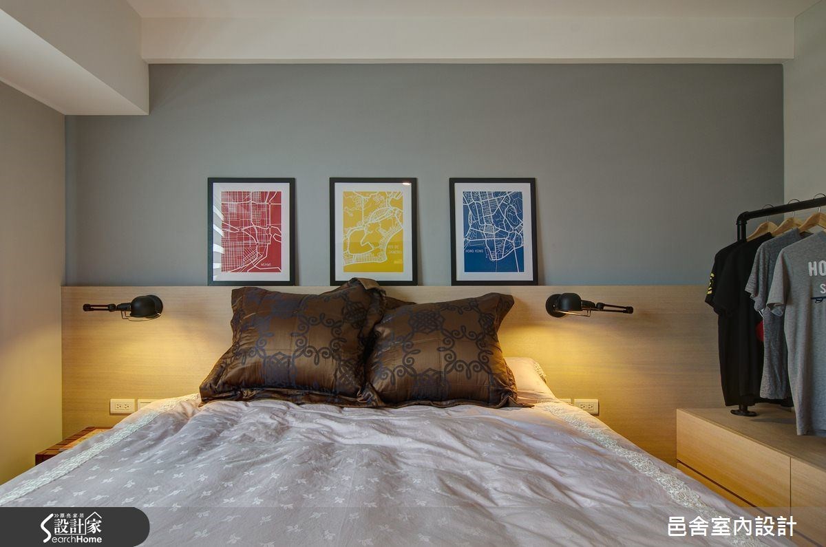 30坪中古屋(5~15年)＿混搭風臥室案例圖片＿邑舍室內設計＿邑舍_19之8