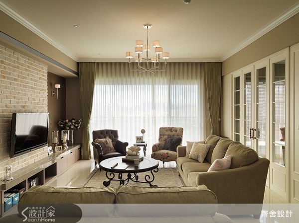 52坪新成屋(5年以下)＿美式風客廳案例圖片＿齊舍設計事務所＿齊舍_10之11