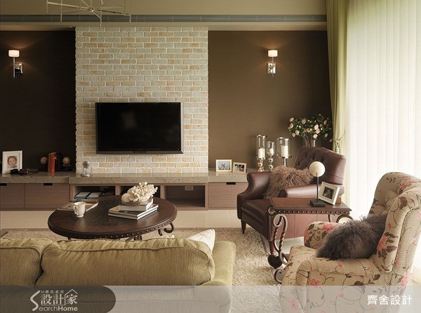 52坪新成屋(5年以下)＿美式風客廳案例圖片＿齊舍設計事務所＿齊舍_10之6