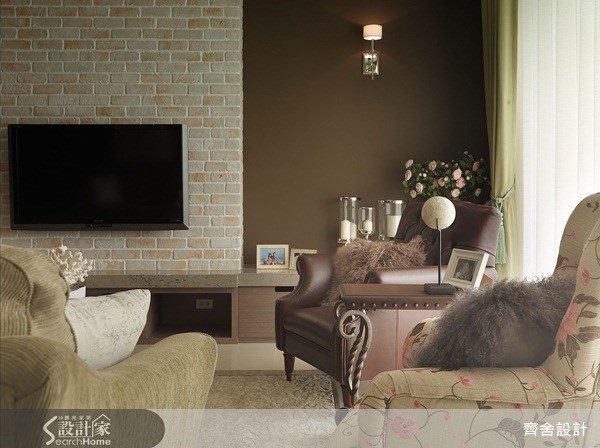 52坪新成屋(5年以下)＿美式風客廳案例圖片＿齊舍設計事務所＿齊舍_10之13