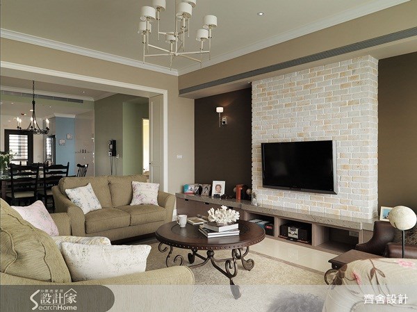 52坪新成屋(5年以下)＿美式風客廳案例圖片＿齊舍設計事務所＿齊舍_10之5
