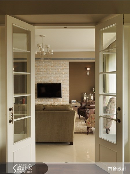 52坪新成屋(5年以下)＿美式風客廳案例圖片＿齊舍設計事務所＿齊舍_10之16