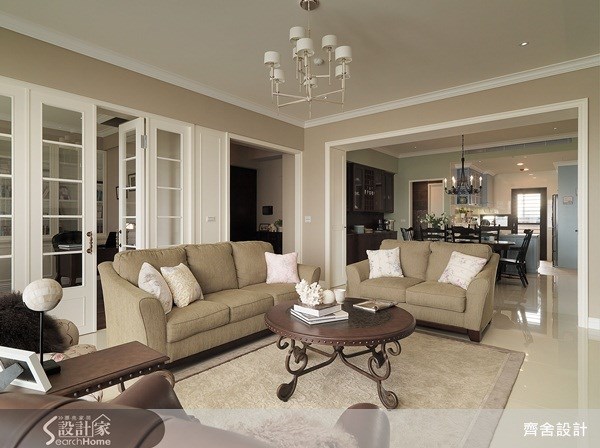 52坪新成屋(5年以下)＿美式風客廳案例圖片＿齊舍設計事務所＿齊舍_10之10