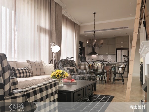 32坪＿美式風客廳案例圖片＿齊舍設計事務所＿齊舍_13之5