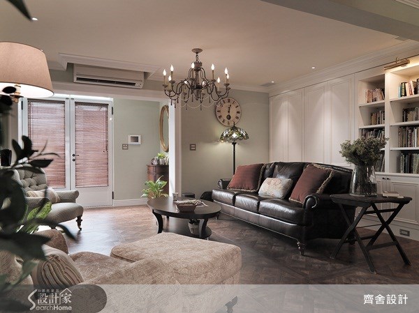 52坪老屋(16~30年)＿美式風客廳案例圖片＿齊舍設計事務所＿齊舍_14之2