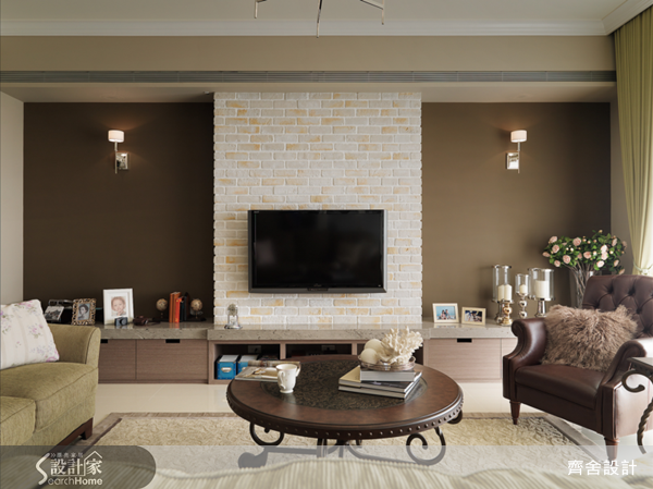 50坪新成屋(5年以下)＿美式風客廳案例圖片＿齊舍設計事務所＿齊舍_17之5