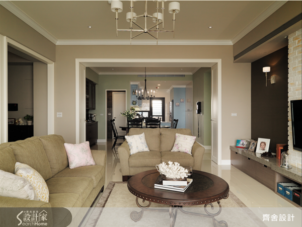 50坪新成屋(5年以下)＿美式風客廳案例圖片＿齊舍設計事務所＿齊舍_17之8