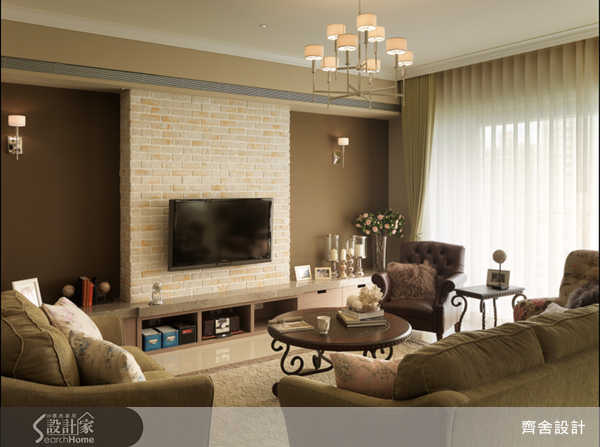 50坪新成屋(5年以下)＿美式風客廳案例圖片＿齊舍設計事務所＿齊舍_17之6