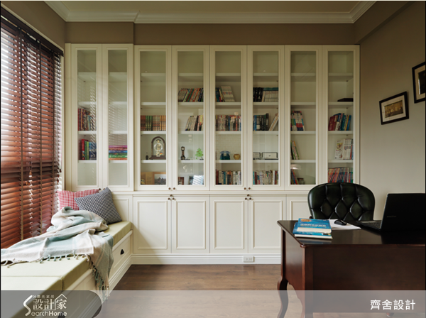 50坪新成屋(5年以下)＿美式風書房案例圖片＿齊舍設計事務所＿齊舍_17之15