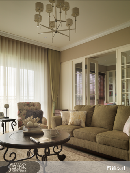 50坪新成屋(5年以下)＿美式風客廳案例圖片＿齊舍設計事務所＿齊舍_17之11
