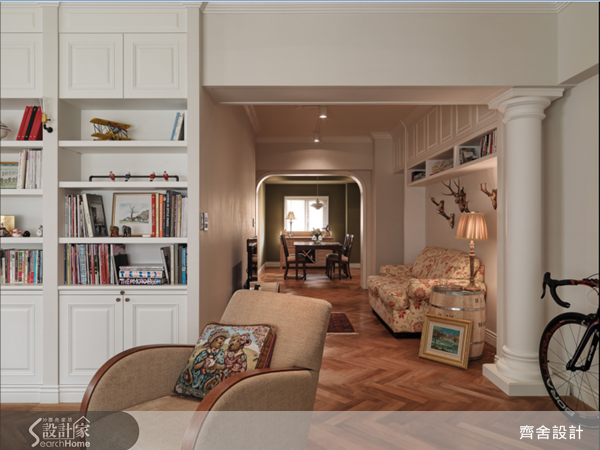 40坪老屋(16~30年)＿美式風客廳案例圖片＿齊舍設計事務所＿齊舍_18之11