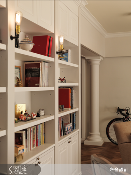40坪老屋(16~30年)＿美式風客廳案例圖片＿齊舍設計事務所＿齊舍_18之10