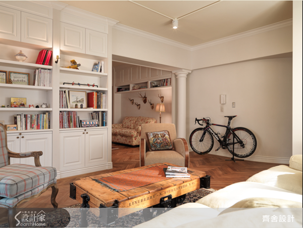 40坪老屋(16~30年)＿美式風客廳案例圖片＿齊舍設計事務所＿齊舍_18之12