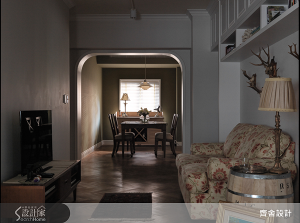 40坪老屋(16~30年)＿美式風客廳案例圖片＿齊舍設計事務所＿齊舍_18之15