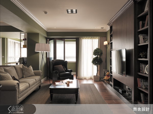 50坪新成屋(5年以下)＿美式風客廳案例圖片＿齊舍設計事務所＿齊舍_20之3