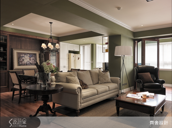 50坪新成屋(5年以下)＿美式風客廳案例圖片＿齊舍設計事務所＿齊舍_20之4