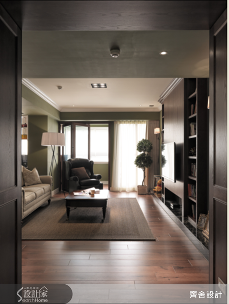 50坪新成屋(5年以下)＿美式風客廳案例圖片＿齊舍設計事務所＿齊舍_20之2