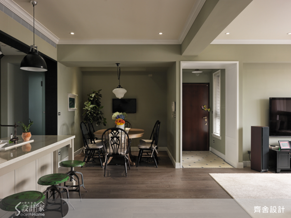 50坪中古屋(5~15年)＿美式風吧檯案例圖片＿齊舍設計事務所＿齊舍_21之6