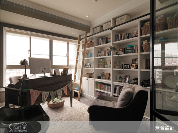 50坪中古屋(5~15年)＿美式風書房案例圖片＿齊舍設計事務所＿齊舍_21之20