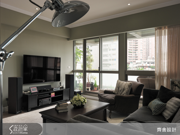 50坪中古屋(5~15年)＿美式風客廳案例圖片＿齊舍設計事務所＿齊舍_21之7