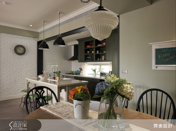 50坪中古屋(5~15年)＿美式風餐廳吧檯案例圖片＿齊舍設計事務所＿齊舍_21之15