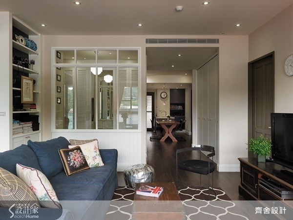 35坪新成屋(5年以下)＿美式風客廳案例圖片＿齊舍設計事務所＿齊舍_23之12