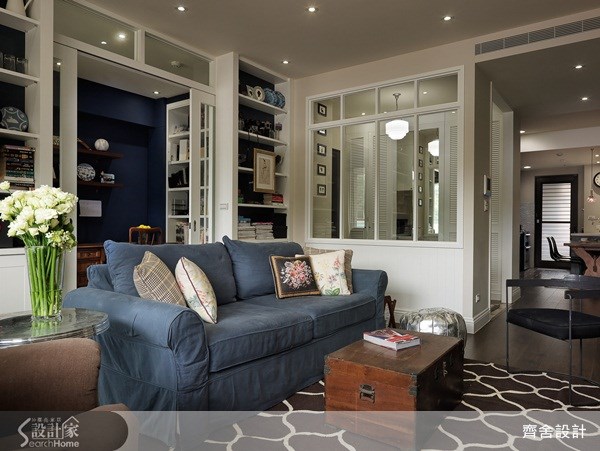 35坪新成屋(5年以下)＿美式風客廳案例圖片＿齊舍設計事務所＿齊舍_23之13
