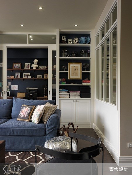 35坪新成屋(5年以下)＿美式風客廳案例圖片＿齊舍設計事務所＿齊舍_23之14
