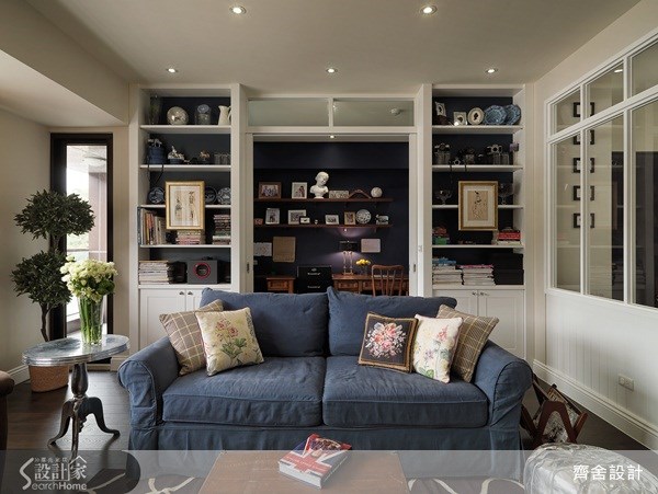 35坪新成屋(5年以下)＿美式風客廳案例圖片＿齊舍設計事務所＿齊舍_23之9