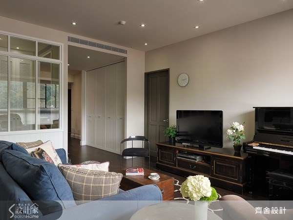 35坪新成屋(5年以下)＿美式風客廳案例圖片＿齊舍設計事務所＿齊舍_23之11