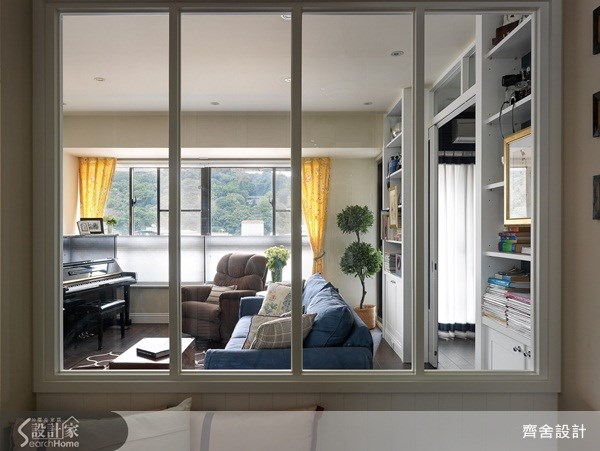 35坪新成屋(5年以下)＿美式風客廳案例圖片＿齊舍設計事務所＿齊舍_23之4