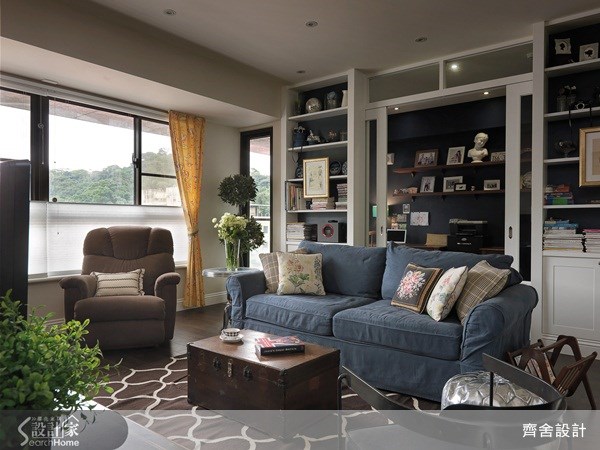 35坪新成屋(5年以下)＿美式風客廳案例圖片＿齊舍設計事務所＿齊舍_23之10