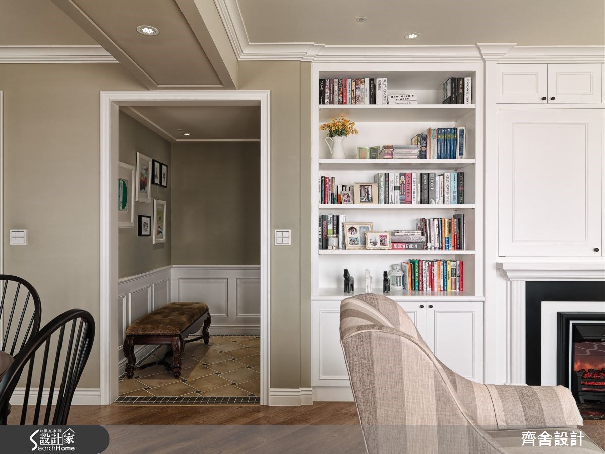 35坪新成屋(5年以下)＿美式風客廳案例圖片＿齊舍設計事務所＿齊舍_24之1