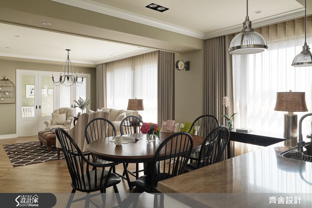 35坪新成屋(5年以下)＿美式風餐廳案例圖片＿齊舍設計事務所＿齊舍_24之10