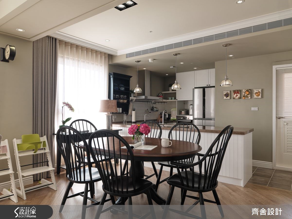 35坪新成屋(5年以下)＿美式風餐廳案例圖片＿齊舍設計事務所＿齊舍_24之12