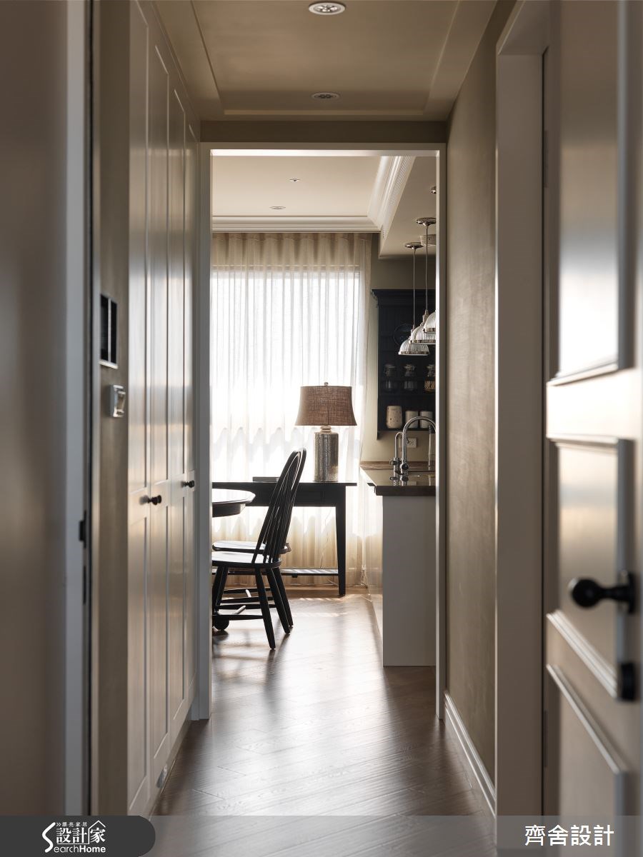 35坪新成屋(5年以下)＿美式風走廊案例圖片＿齊舍設計事務所＿齊舍_24之19
