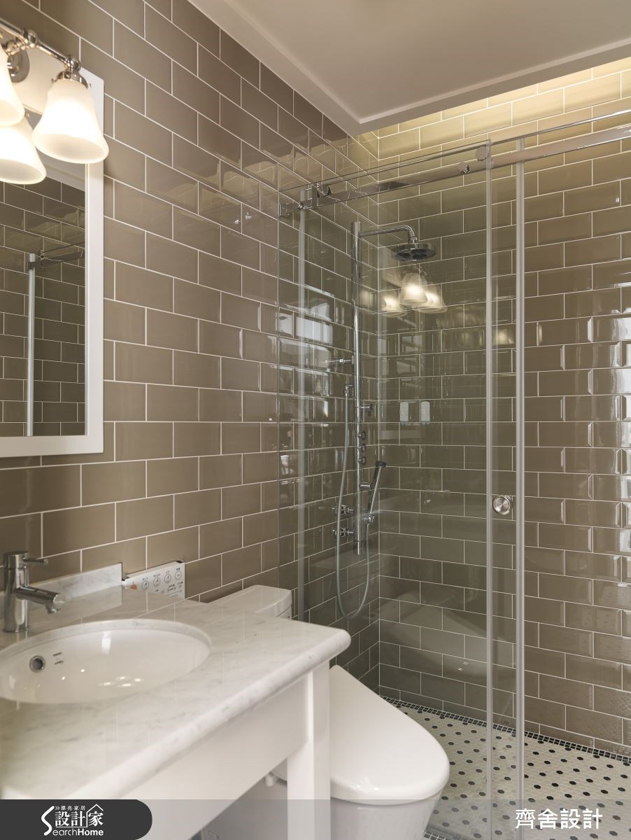 35坪新成屋(5年以下)＿美式風浴室案例圖片＿齊舍設計事務所＿齊舍_24之23