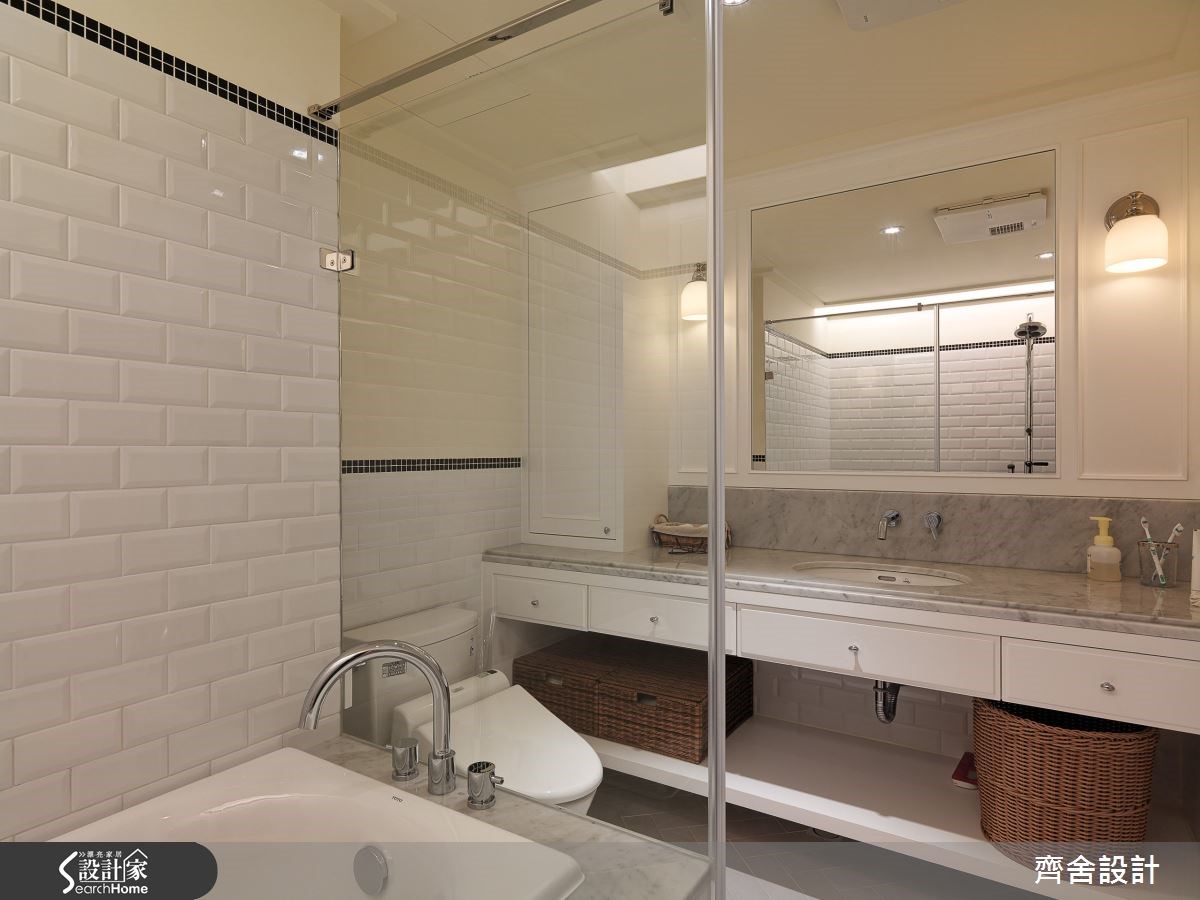 35坪新成屋(5年以下)＿美式風浴室案例圖片＿齊舍設計事務所＿齊舍_24之25