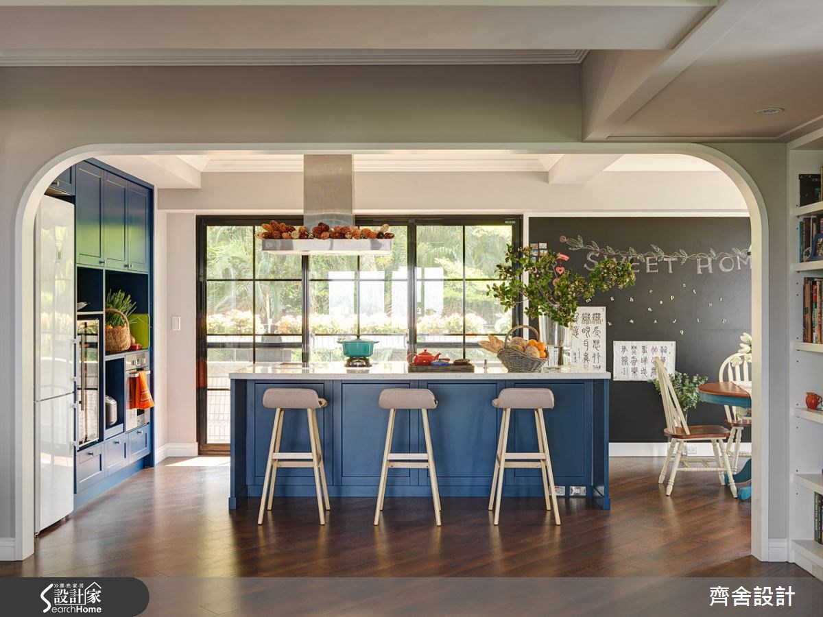 24坪老屋(16~30年)＿休閒風吧檯中島案例圖片＿齊舍設計事務所＿齊舍_26之11