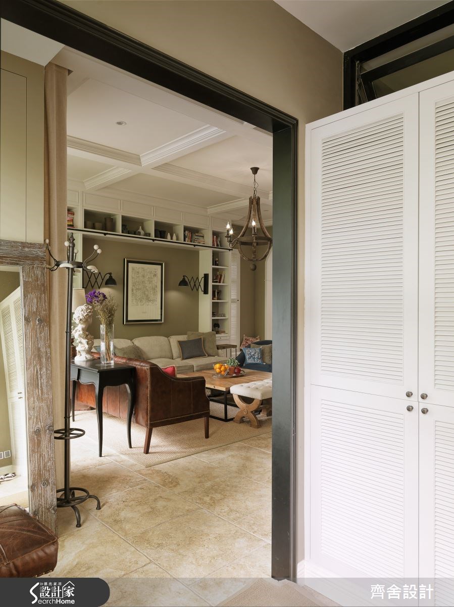 120坪新成屋(5年以下)＿美式風玄關案例圖片＿齊舍設計事務所＿齊舍_28之4