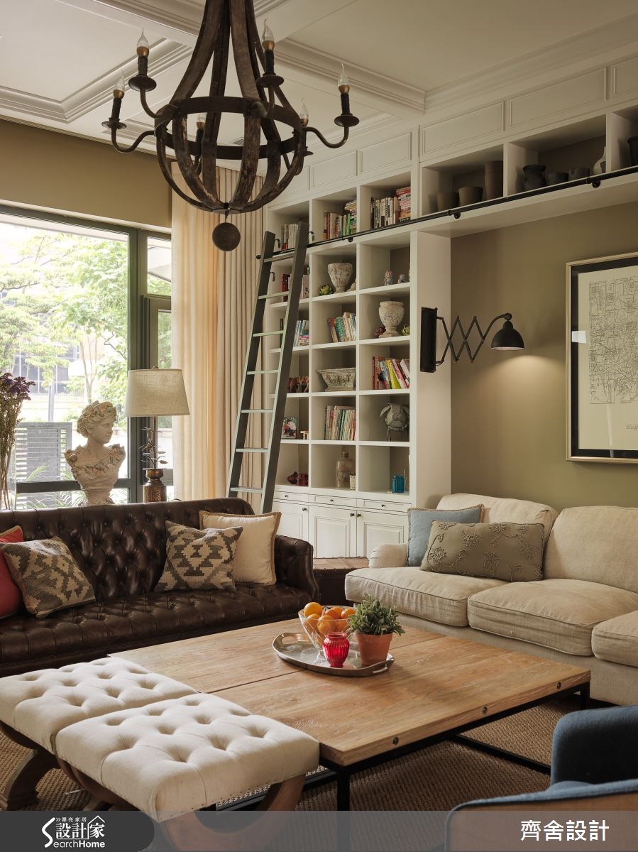120坪新成屋(5年以下)＿美式風客廳案例圖片＿齊舍設計事務所＿齊舍_28之11