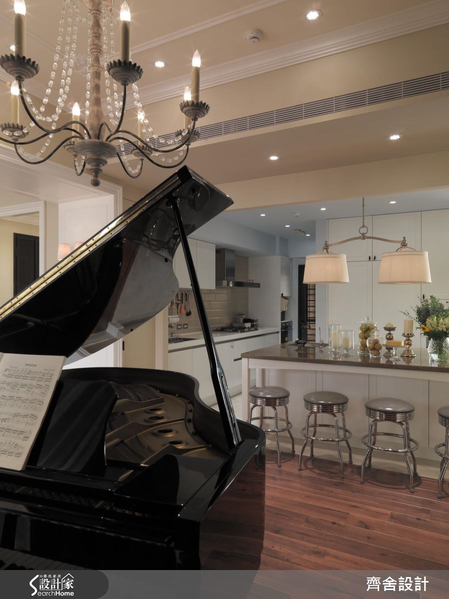 51坪新成屋(5年以下)＿新古典餐廳吧檯中島案例圖片＿齊舍設計事務所＿齊舍_29之13