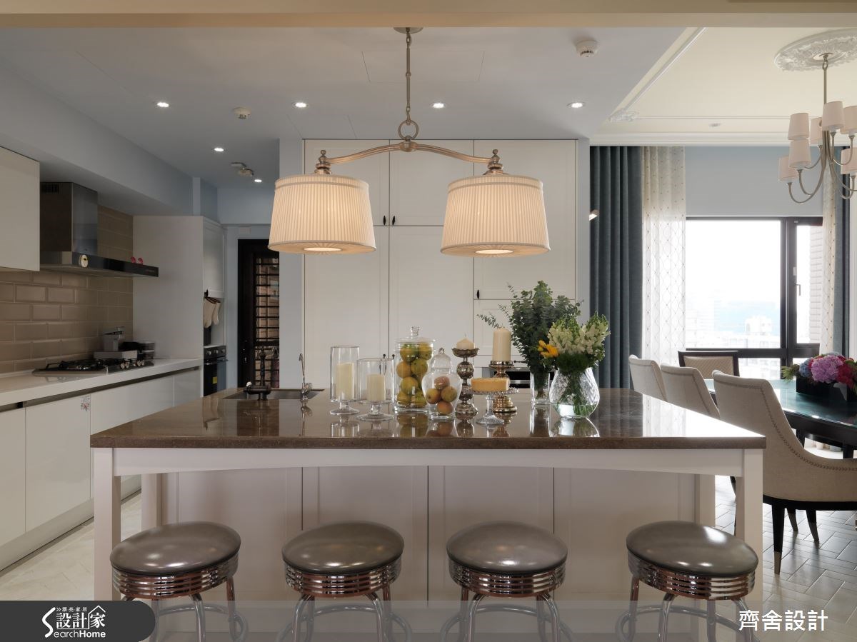 51坪新成屋(5年以下)＿新古典吧檯中島案例圖片＿齊舍設計事務所＿齊舍_29之18