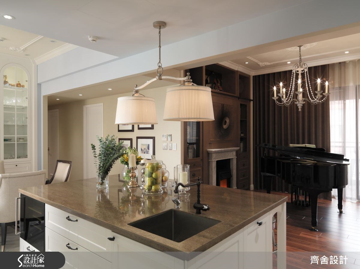 51坪新成屋(5年以下)＿新古典吧檯中島案例圖片＿齊舍設計事務所＿齊舍_29之19