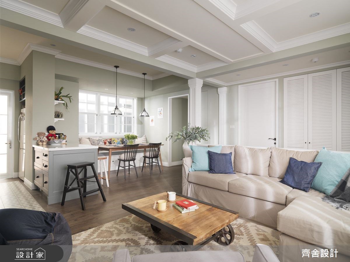 24坪中古屋(5~15年)＿美式風客廳案例圖片＿齊舍設計事務所＿齊舍_34之11